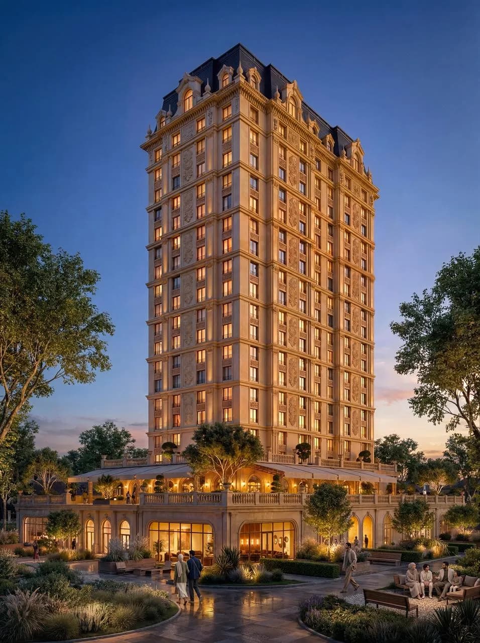 В Грозном представили Bellagio Residences — первый в Чечне жилой комплекс, реализуемый совместно с Roberto Cavalli